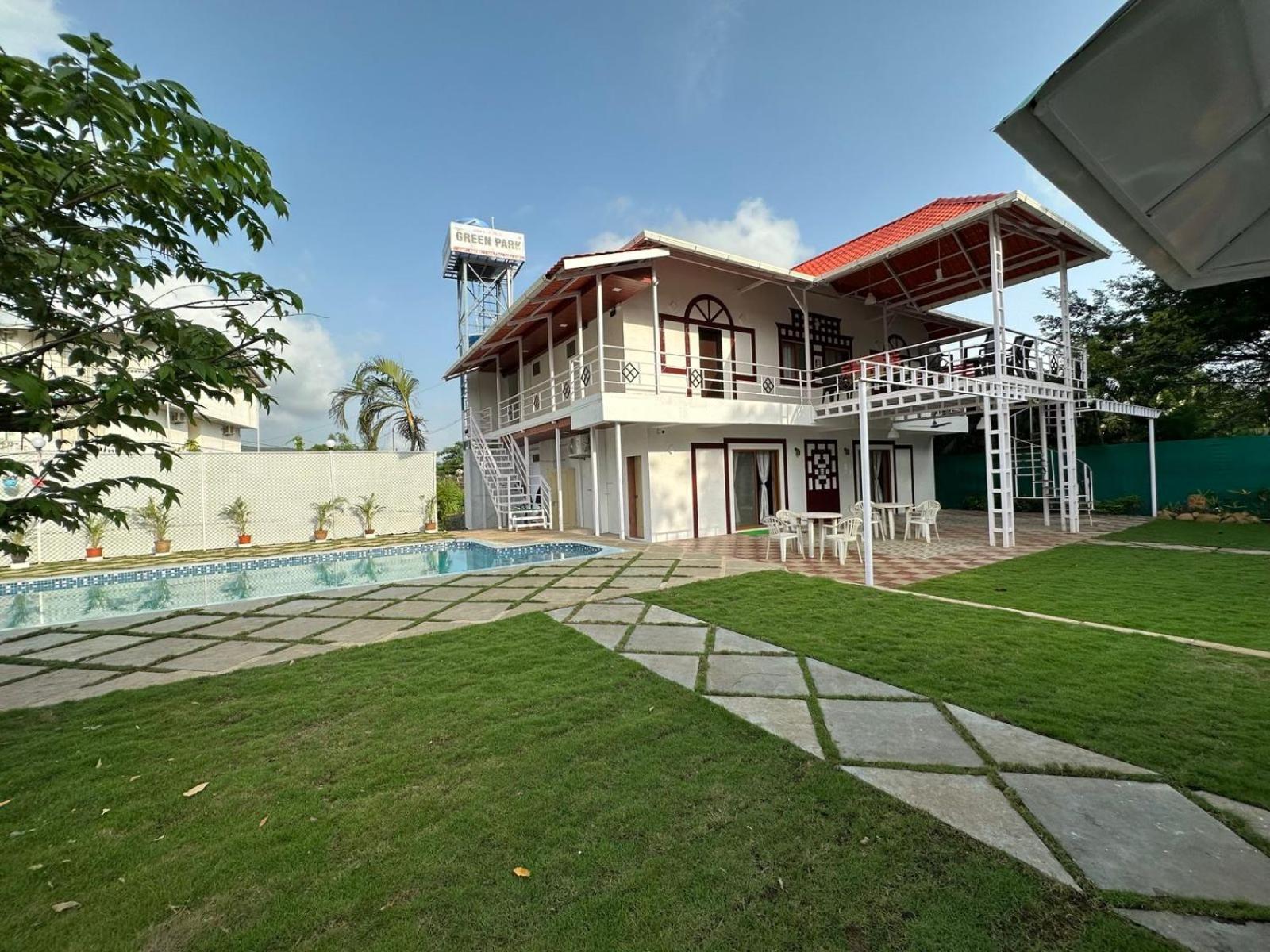 Villa Wistaria- Luxury 7Bhk Villa With Private Pool آليباغ المظهر الخارجي الصورة